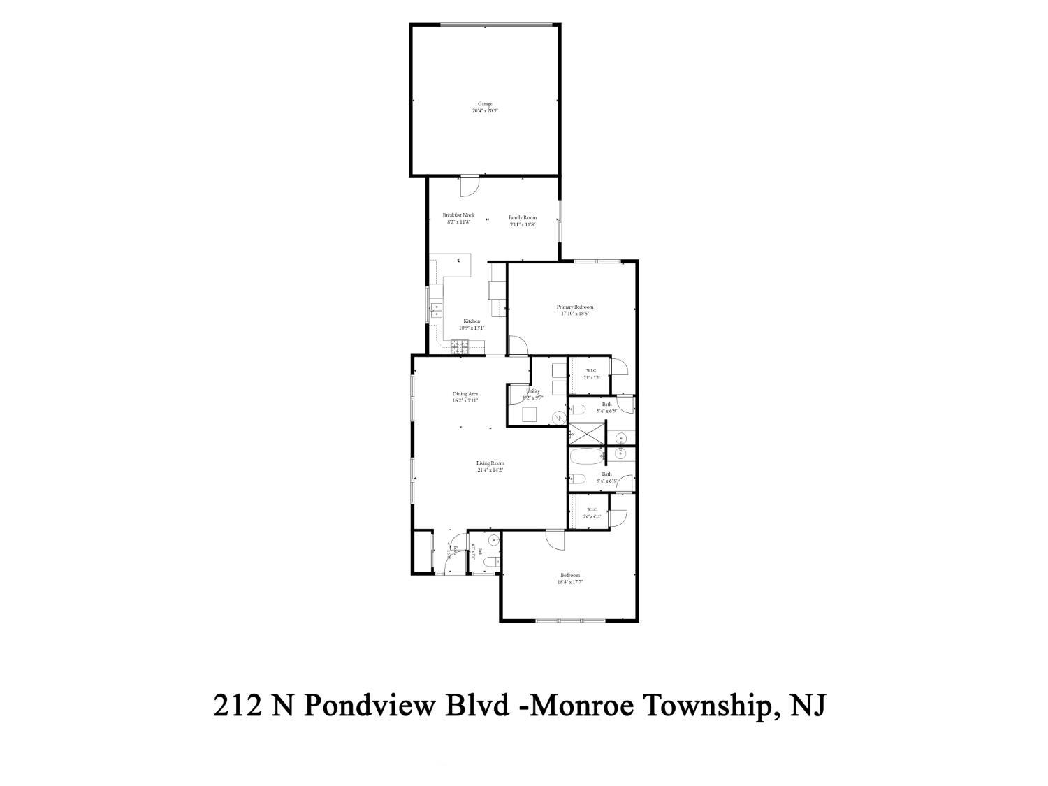 212 N Pondview Boulevard, Monroe, NJ, 08831 image 28
