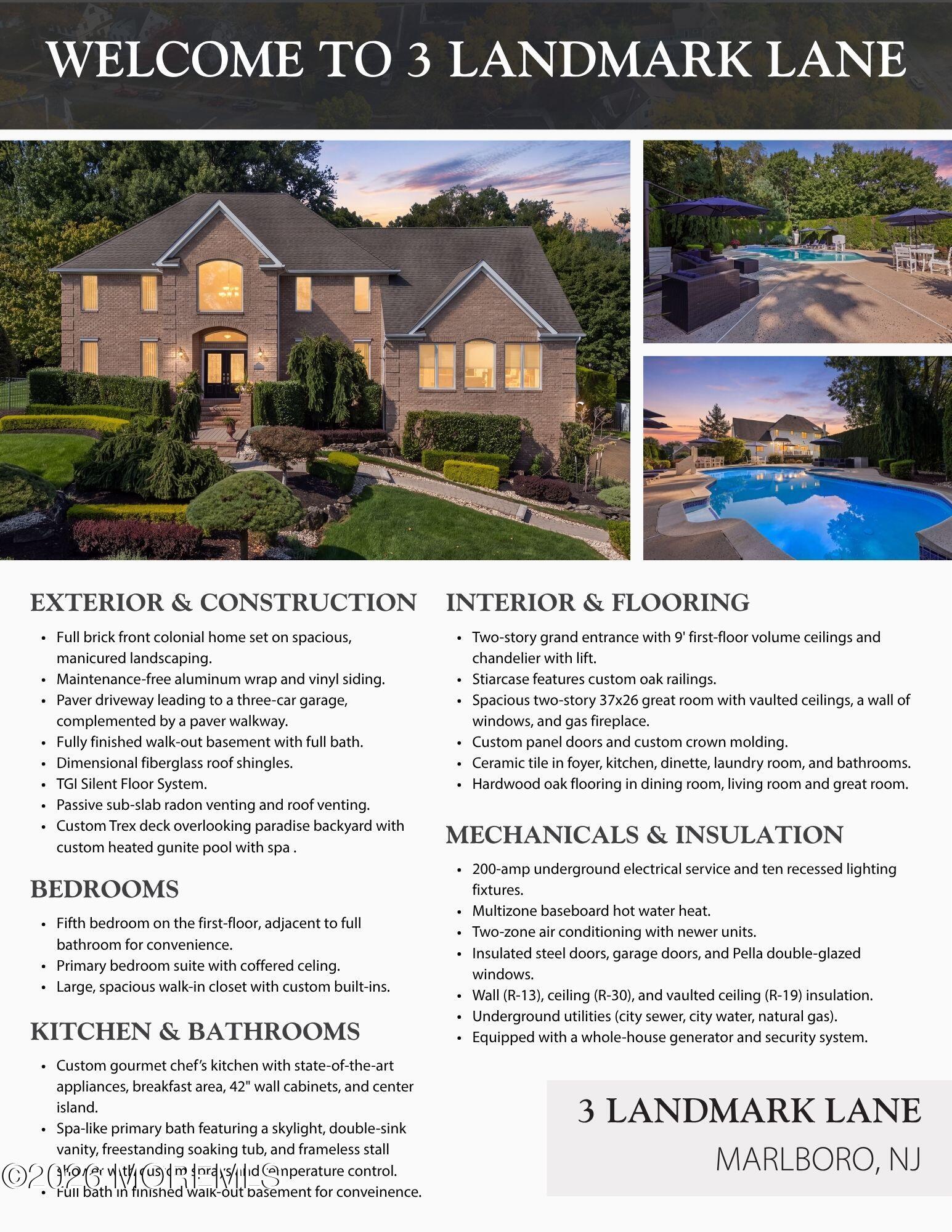 3 Landmark Lane, Marlboro, NJ, 07746